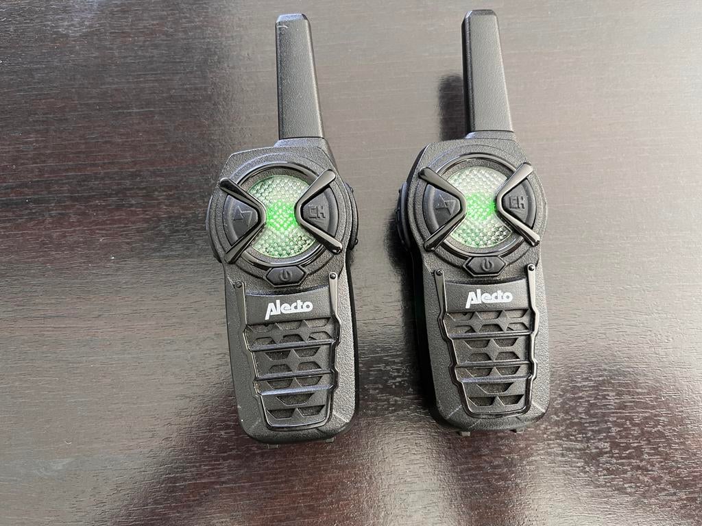 Walkie talkie Alecto, Telecommunicatie, Ophalen of Verzenden, Gebruikt, Minder dan 2 km, Portofoon of Walkie-talkie
