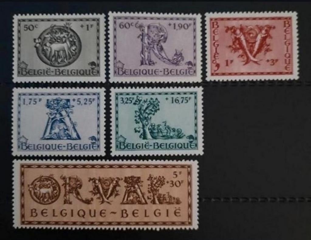 Belgique : COB 625/30 ** Cinquième Orval 1943., Sans timbre, Neuf, Enlèvement ou Envoi, Non oblitéré