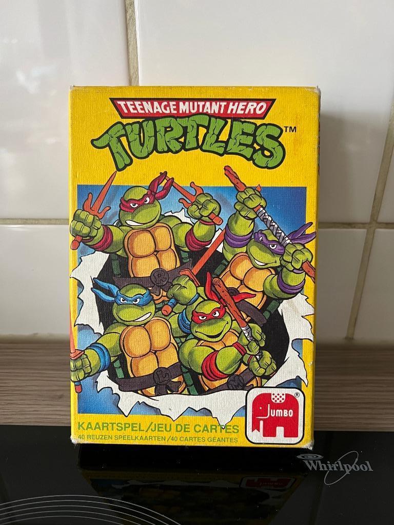 Jeu de cartes Tortues Ninja - Jumbo 1991, Hobby en Vrije tijd, Gezelschapsspellen | Kaartspellen, Gebruikt, Een of twee spelers