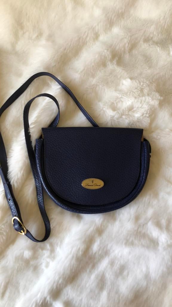 Sac à bandoulière Laurent David bleu vintage, Enlèvement ou Envoi, Comme neuf