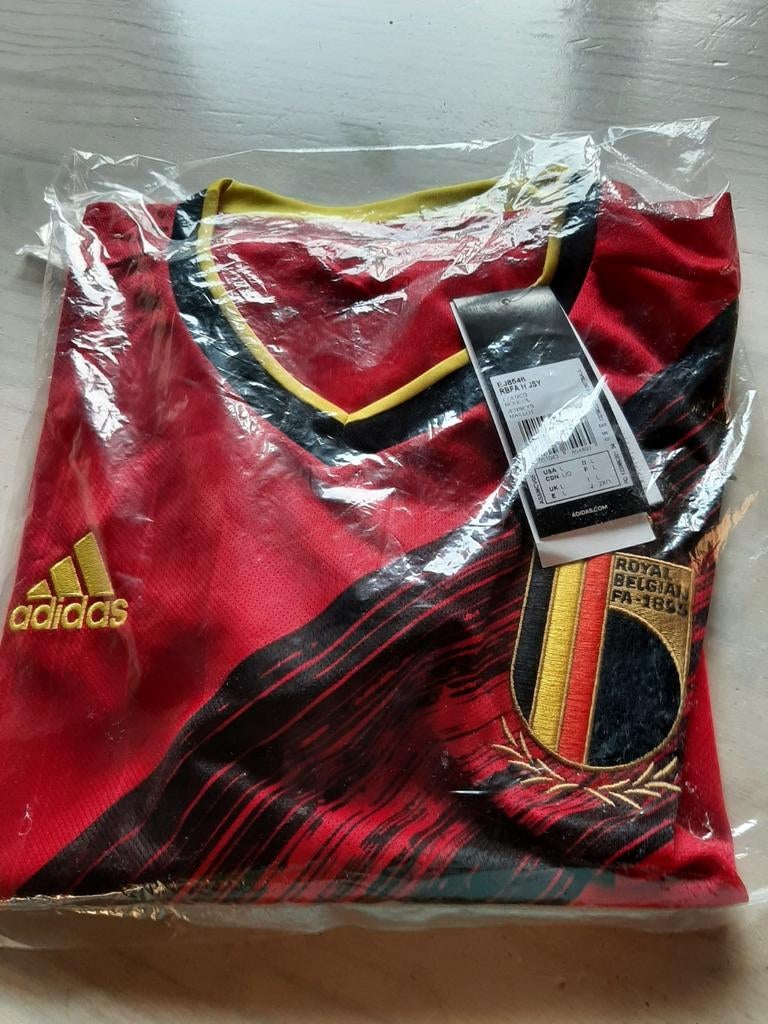 Origineel Adidas tshirt Rode Duivels, Ophalen, Nieuw, Maat 52/54 (L)
