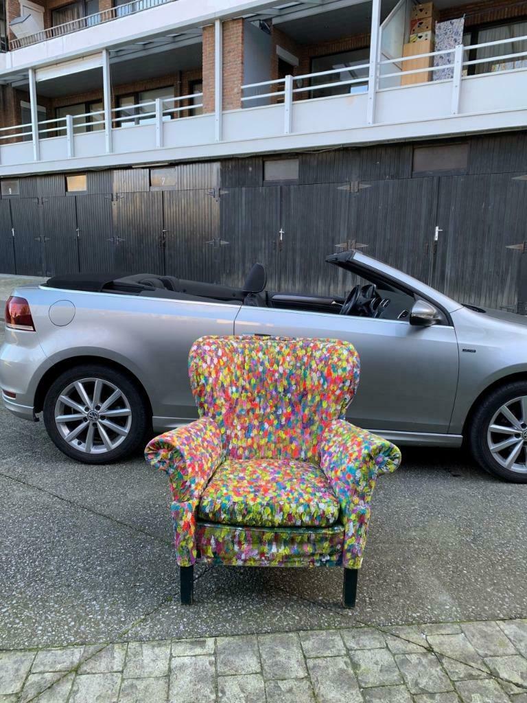 Magnifique fauteuil décoré par Roberto Barr, Maison & Meubles, Fauteuils, Enlèvement, Comme neuf