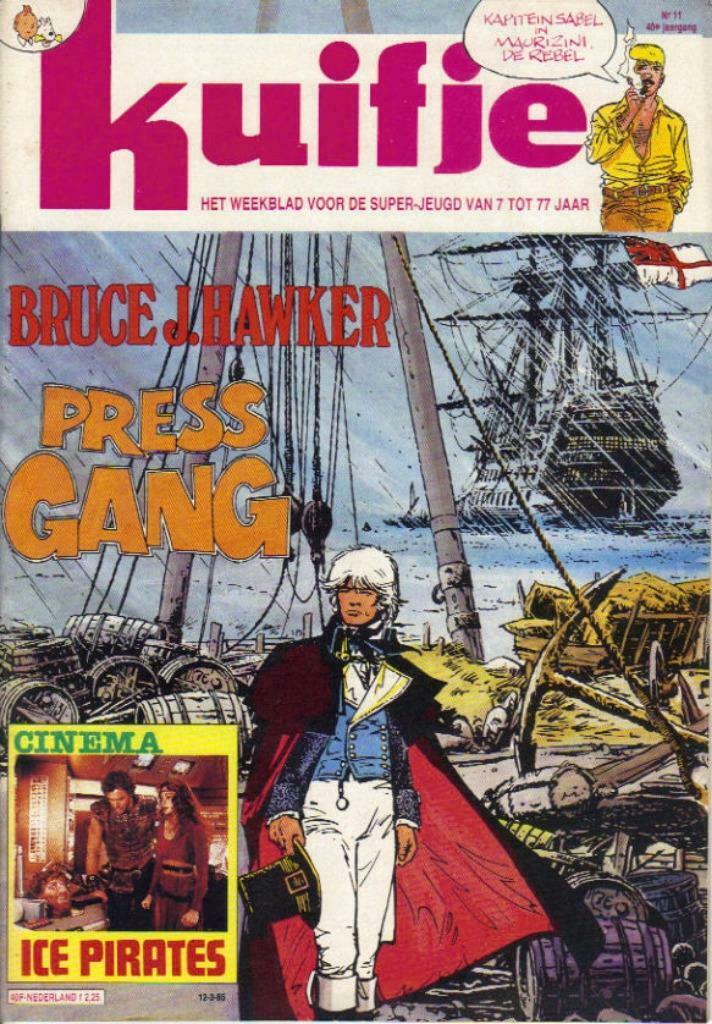 Weekblad Kuifje van 12-3-1985, 40ste Jaargang, Nummer 11, Gelezen, Europa, Ophalen of Verzenden, Meerdere comics