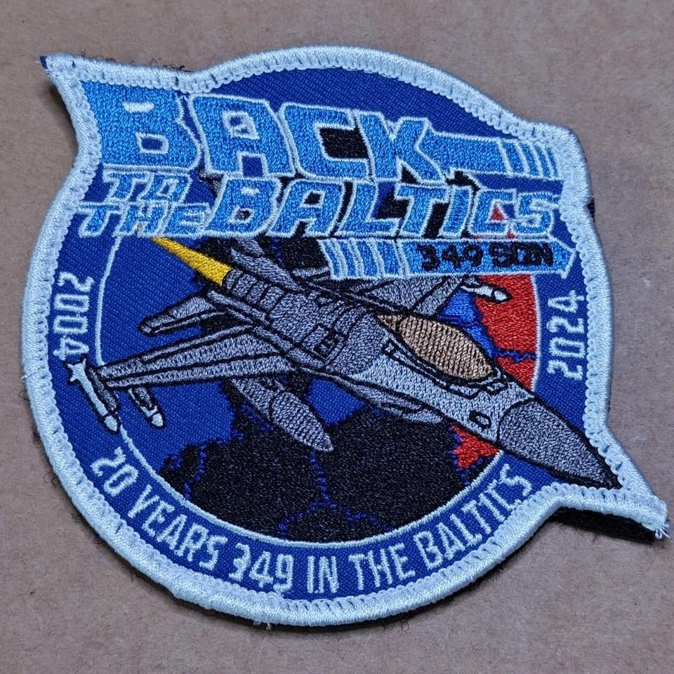 349 SQN Kleine Brogel 2024, Ophalen of Verzenden, Luchtmacht, Embleem of Badge