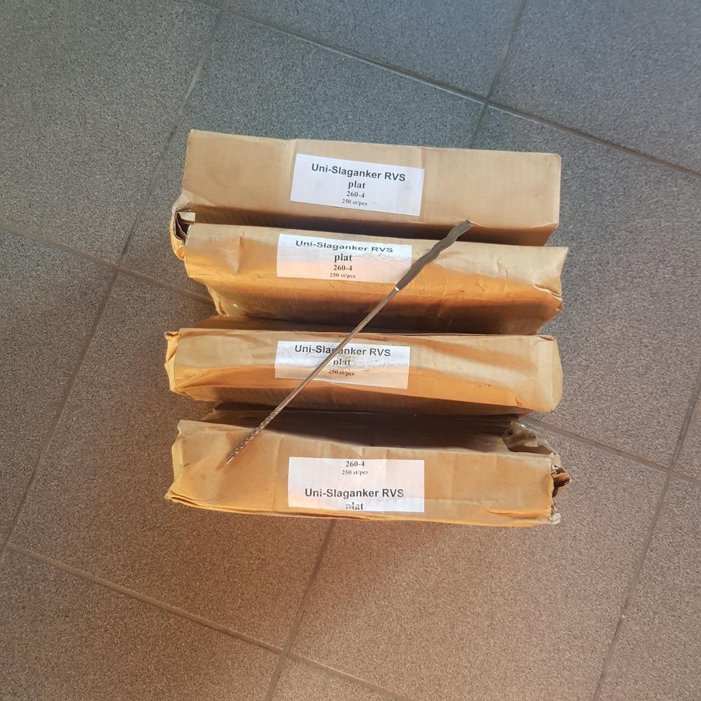 spouwhaken rvs plat, Doe-het-zelf en Bouw, Ophalen, Inox