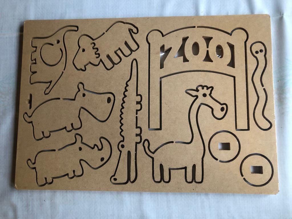 Figurines d'animaux en MDF (10 pièces), Enlèvement ou Envoi, Neuf, Découverte