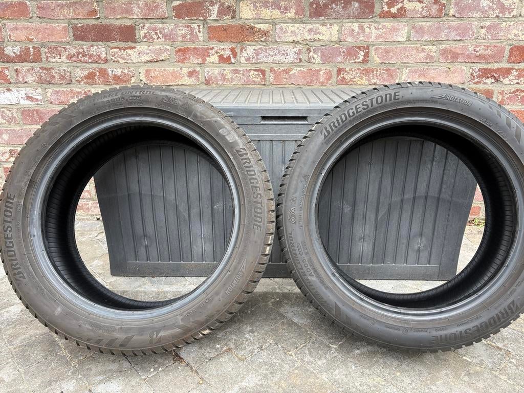 2 pneus Bridgestone 4 saisons 215 50 17, Autos : Pièces & Accessoires, 215 mm, 4 Saisons, Véhicule de tourisme, Enlèvement