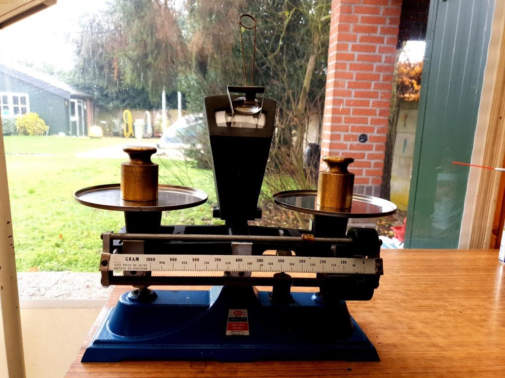 OHAUS S 62 Precisieweegschaal tot 5 KG met vergrootglas.En t, Elektronische apparatuur, Weegschalen, Minder dan 10 kg, Analoog
