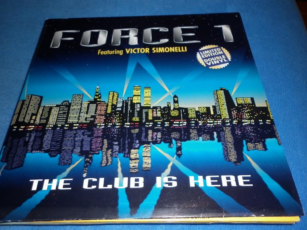 2 LP-V.Simonelli Force 1-the club is here-limit edition 1995, Enlèvement ou Envoi