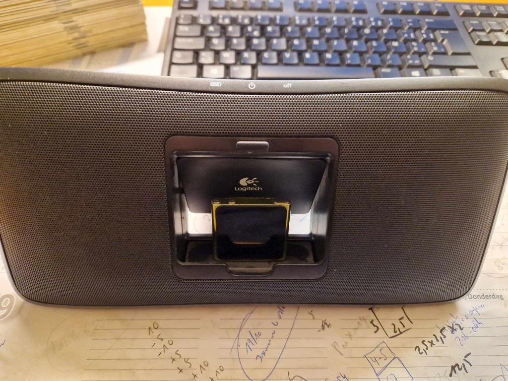 Enceinte Logitech - pour apple, Ophalen of Verzenden, Gebruikt, Zwart, Overige types