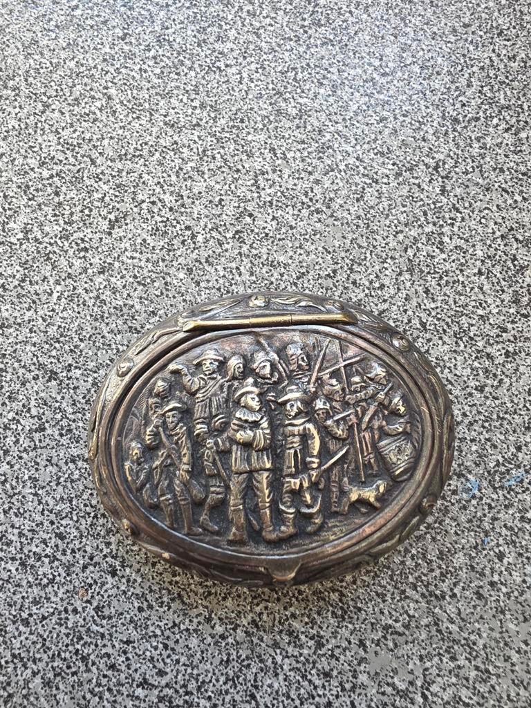 SNUIFDOOS PILLENDOOS POEDERDOOS ZILVER, Ophalen of Verzenden, Zo goed als nieuw, Zilver