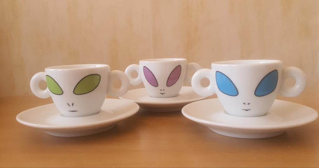 Illy Art Collection Édition David Byrne 👽 Expresso tasses, Enlèvement ou Envoi