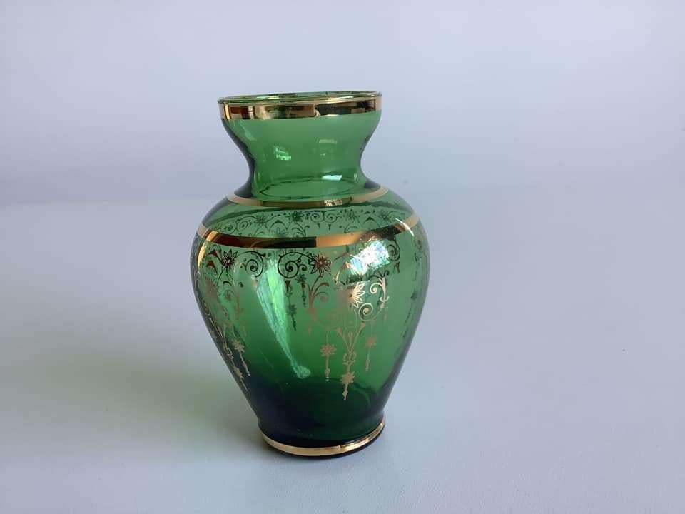 Leuk groen vintage vaasje, Antiek en Kunst, Ophalen of Verzenden
