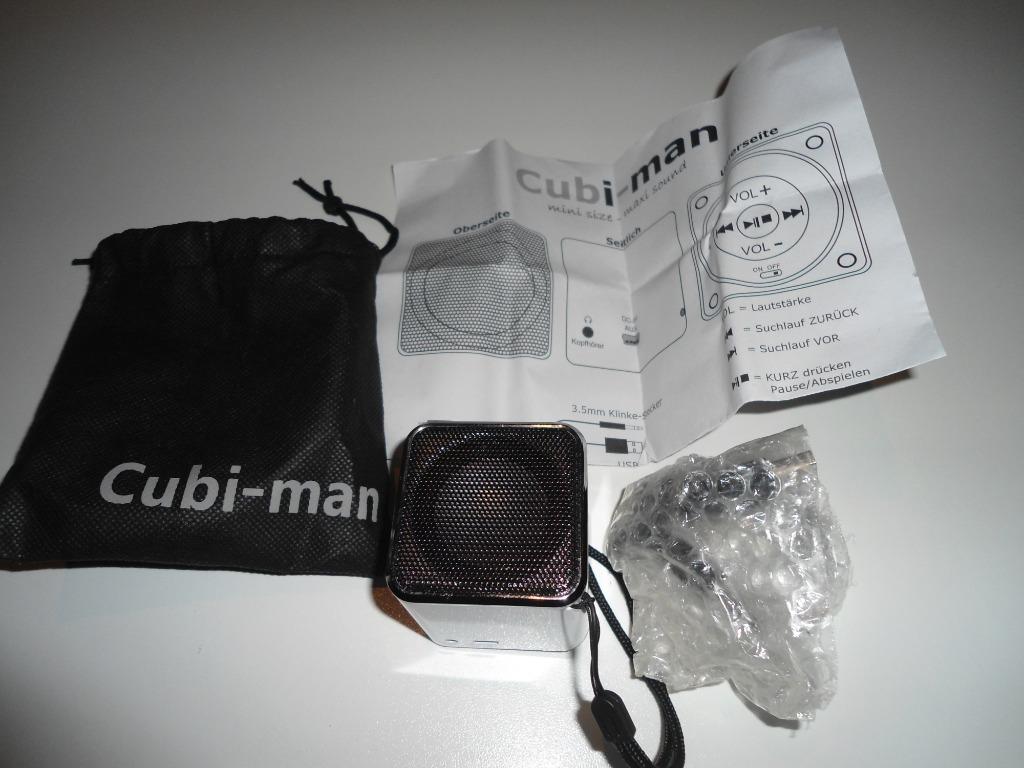 cubi-man nouveau ! haut-parleur Bluetooth mobile, Enlèvement ou Envoi, Neuf