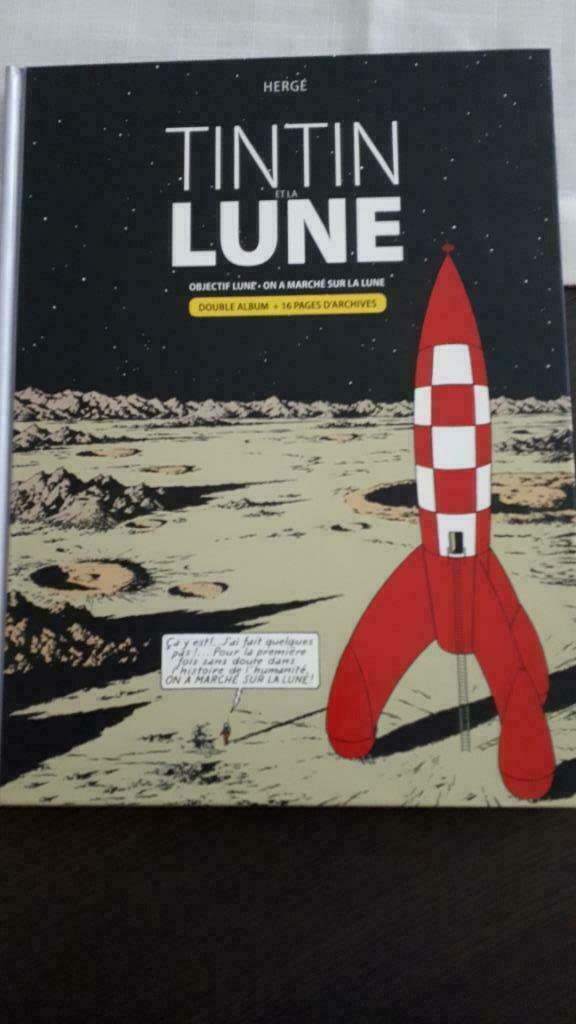 Tintin et la lune, Livres, BD, Une BD, Enlèvement, Neuf