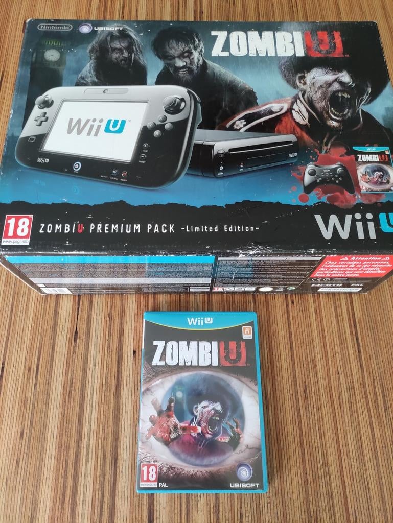 Nintendo WiiU ZombiU-pakket, Games en Spelcomputers, Spelcomputers | Nintendo Wii U, Ophalen of Verzenden, Gebruikt