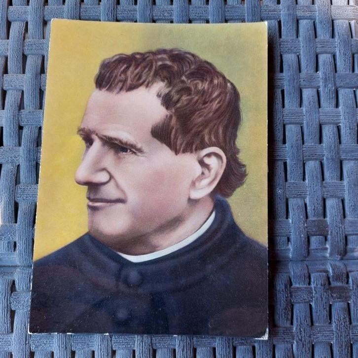 Oude foto postkaart  Don Bosco, Enlèvement ou Envoi