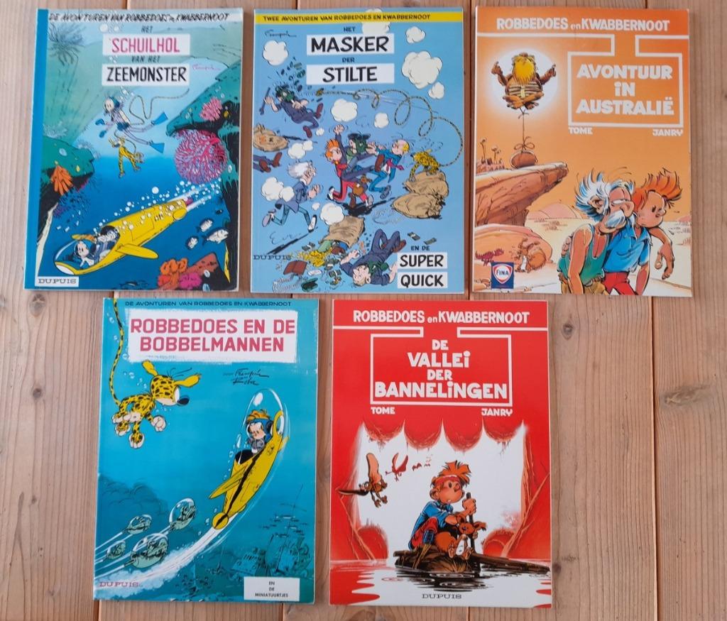 Strips van de stripreeks Robbedoes en Kwabbernoot, Boeken, Stripverhalen, Ophalen of Verzenden