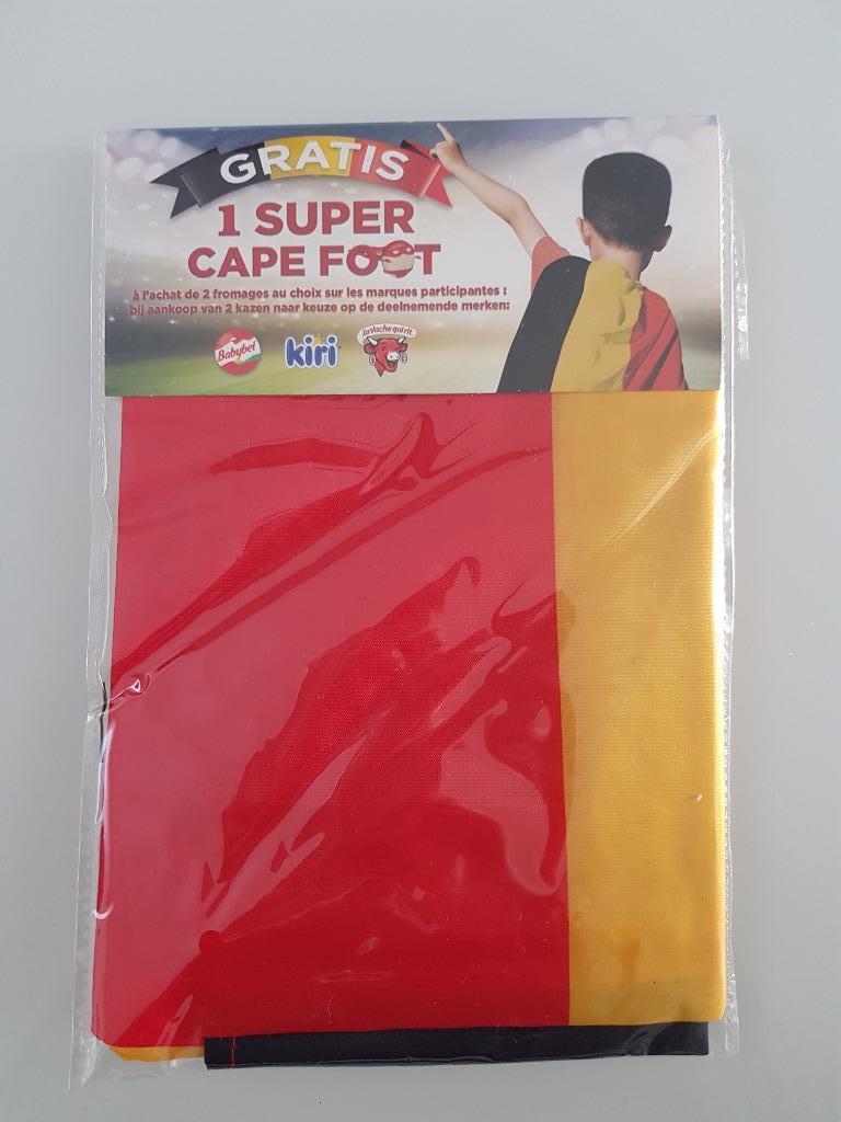 cape Belgische driekleur voetbalcape Rode Duivels, Ophalen of Verzenden, Nieuw