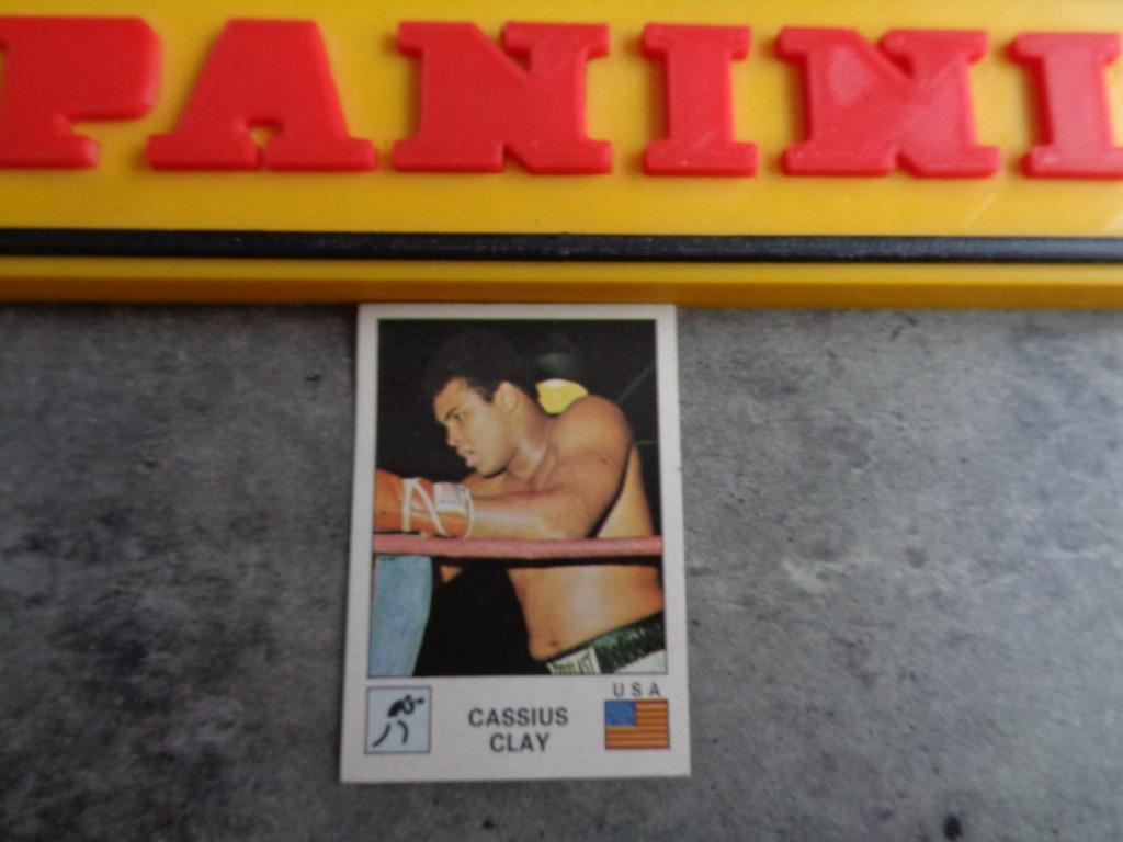 PANINI STICKER  SPORT VEDETTES  CLAY CASSIUS, Verzenden, Sticker