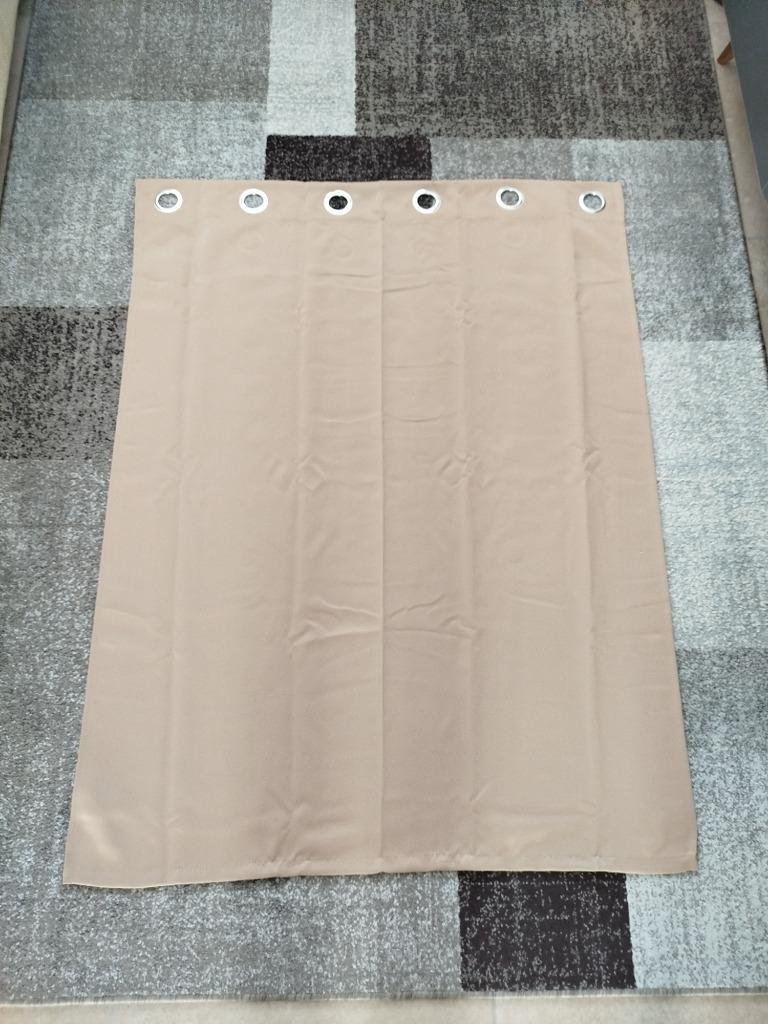 Deconovo Rideaux 107x138 CM (LxH) beiges, Huis en Inrichting, Stoffering | Gordijnen en Lamellen, Zo goed als nieuw, Beige, Ophalen