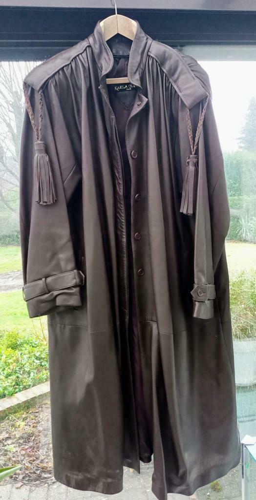 Zachte kwalitatieve lederen damesjas, Enlèvement, Comme neuf, Taille 42/44 (L)