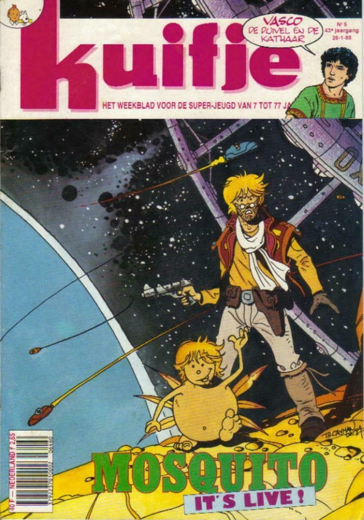 Weekblad Kuifje van 26-1-1988 , 43ste Jaargang, Nummer 5, Gelezen, Europa, Ophalen of Verzenden, Meerdere comics
