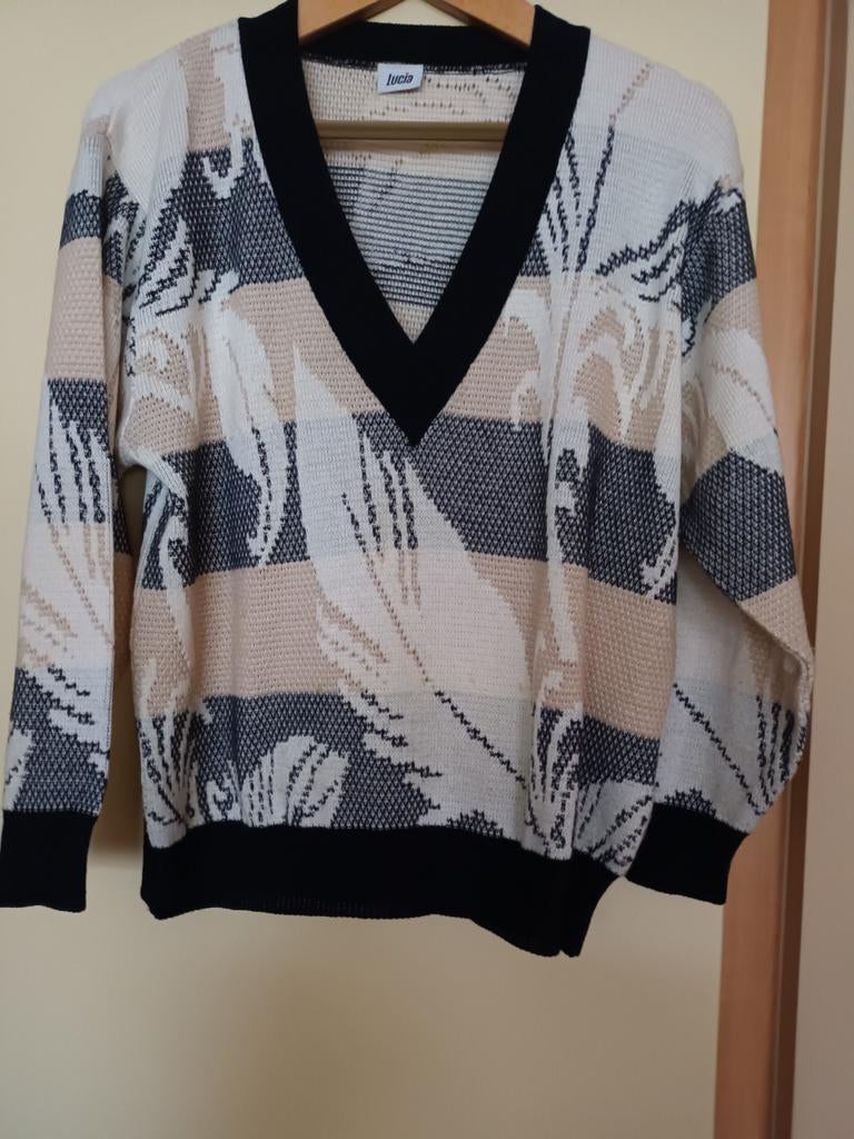 Volledig nieuwe fijne pull "LUCIA:, Kleding | Dames, Ophalen of Verzenden, Maat 42/44 (L), Blauw