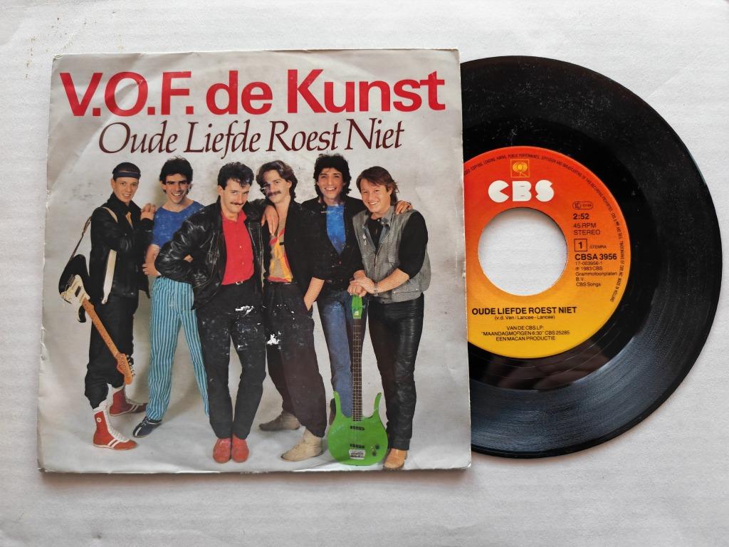 V.O.F. dE KUNST - Oude liefde roest niet (45t), Ophalen of Verzenden, Zo goed als nieuw, Nederlandstalig