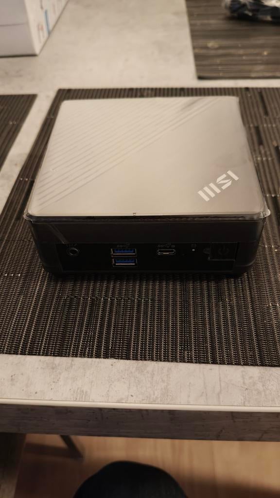 MSI Cubic N mini pc, Computers en Software, Desktop Pc's, Nieuw, 3 tot 4 Ghz, SSD, 4 GB, Ophalen