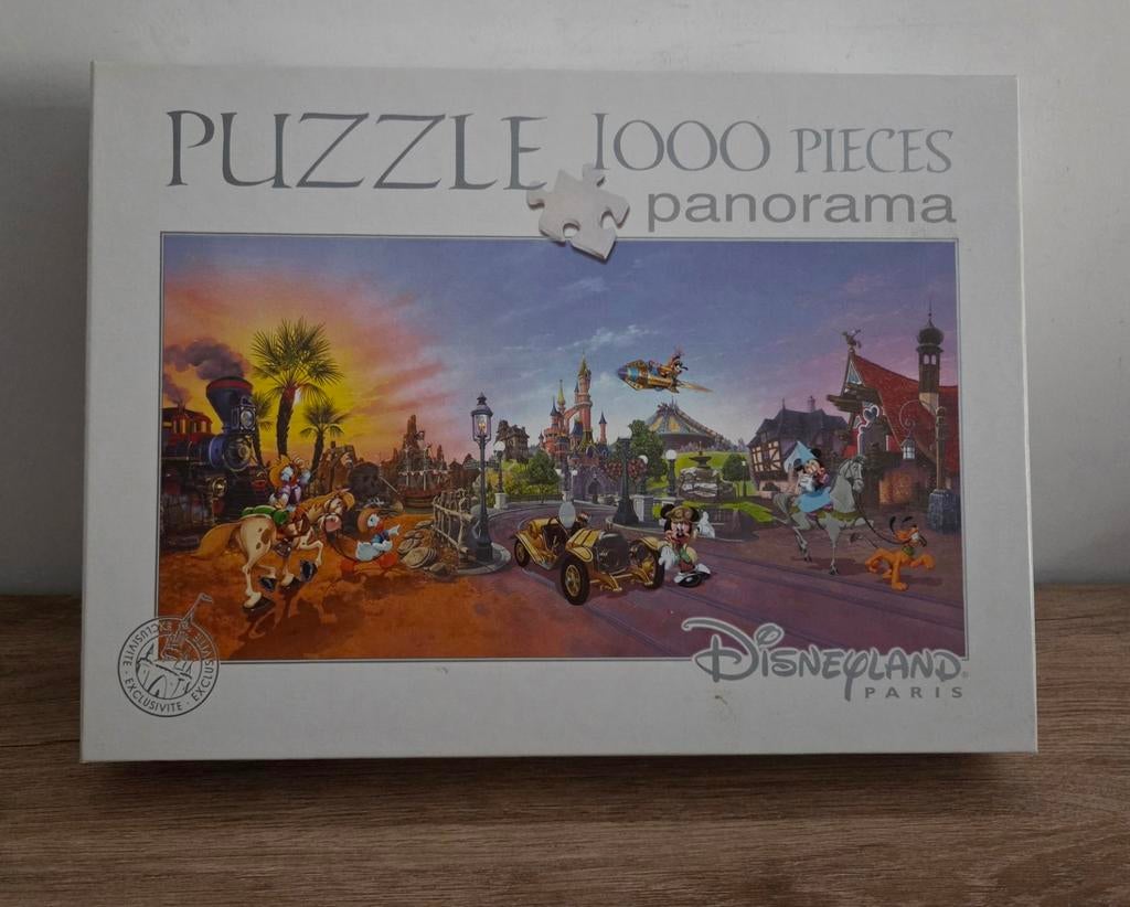 Disneyland Parijs Panorama puzzel 1000 stuks, Hobby en Vrije tijd, Ophalen of Verzenden