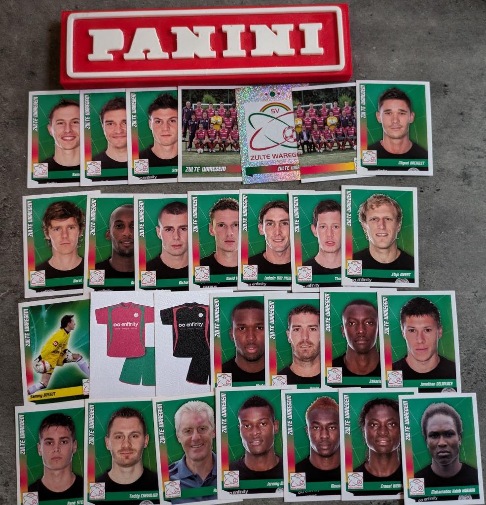 PANINI FOOTBALL 2011 28X STICKERS : ZULTE WAREGEM, Verzenden, Nieuw