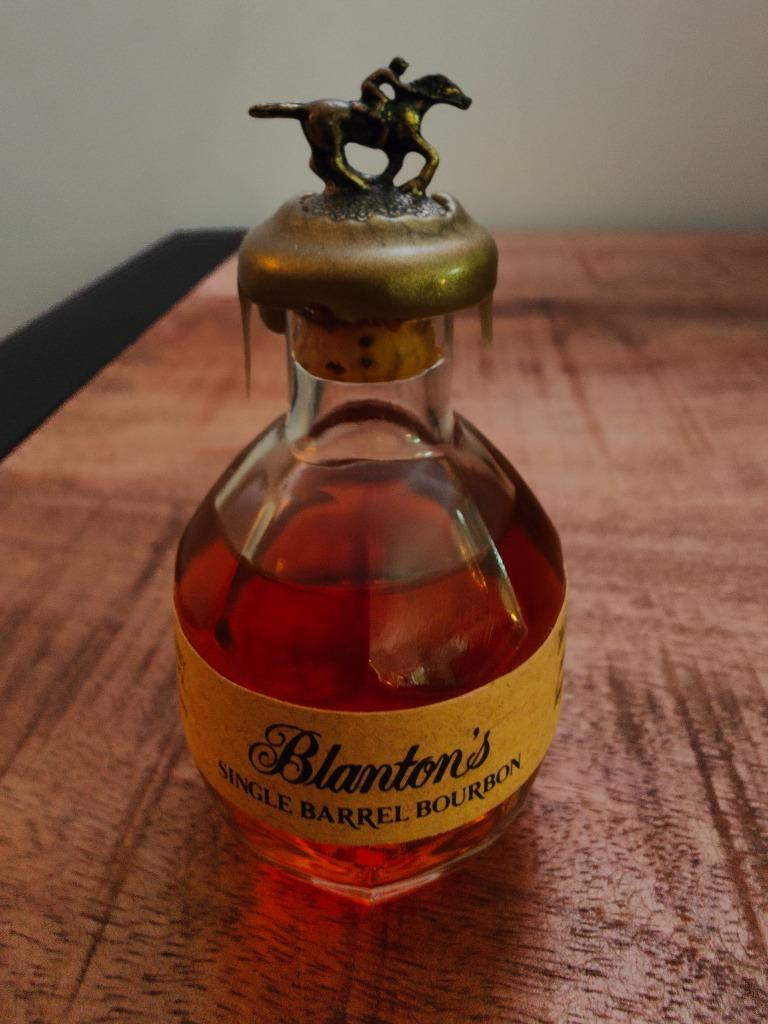 Bourbon Blanton's Single Barrel 50 ml/mini-bouteille (rare !, Neuf, Autres régions, Enlèvement ou Envoi, Pleine