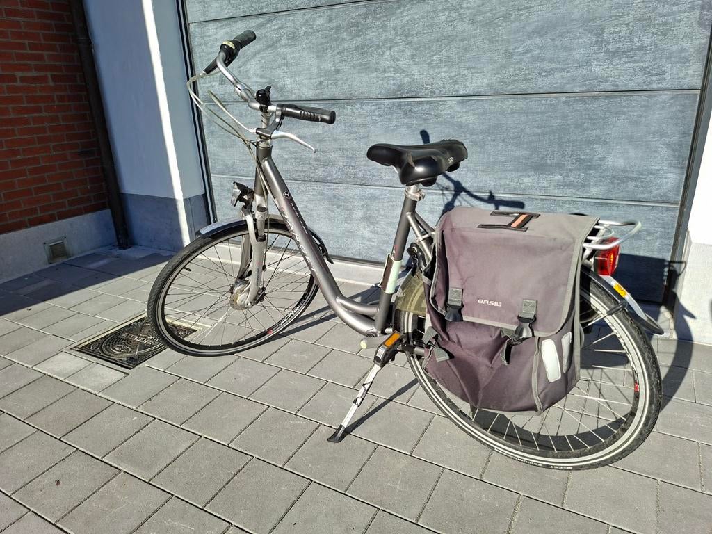 Rijklare fiets lage instap Target Cityline New York De Luxe, Ophalen, Versnellingen