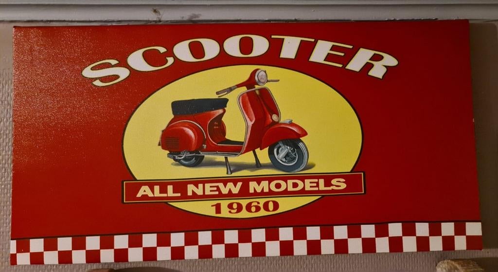 Canvas scooter, Ophalen of Verzenden, Zo goed als nieuw