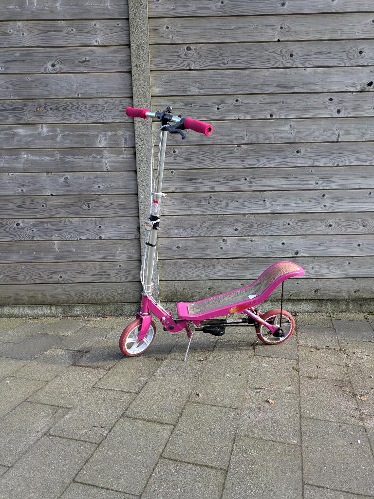 space scooter roze, Ophalen, Gebruikt, Gewone step
