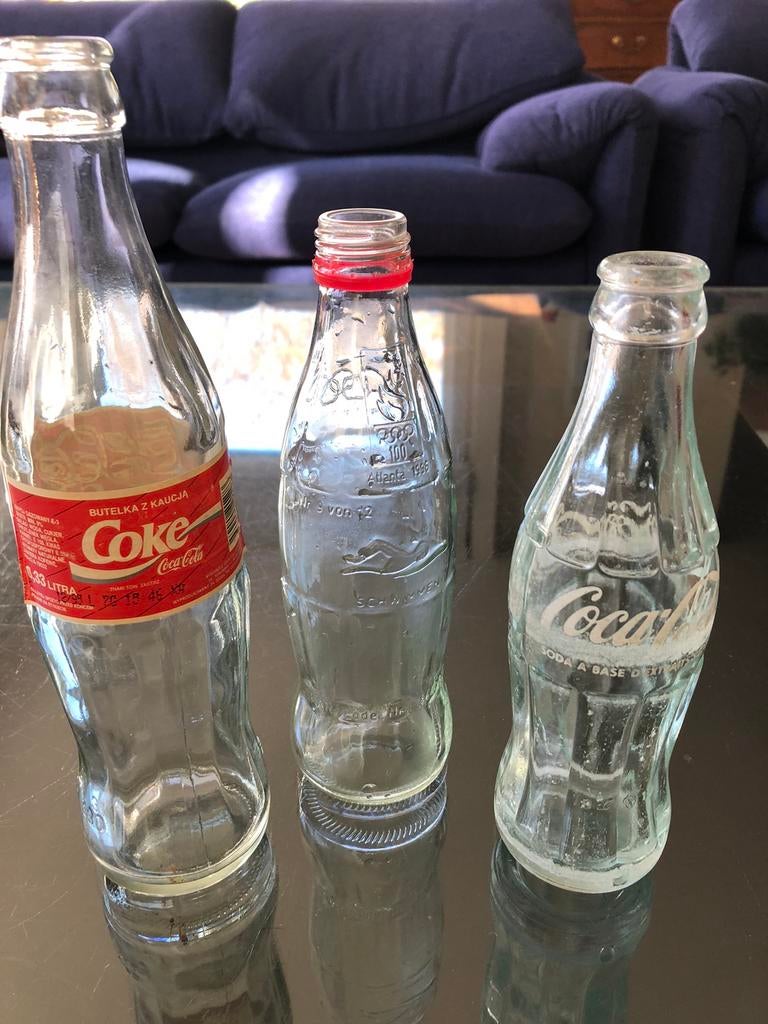 3 Coca-Cola  o.a Atlanta 1996 9/12, Enlèvement ou Envoi, Utilisé