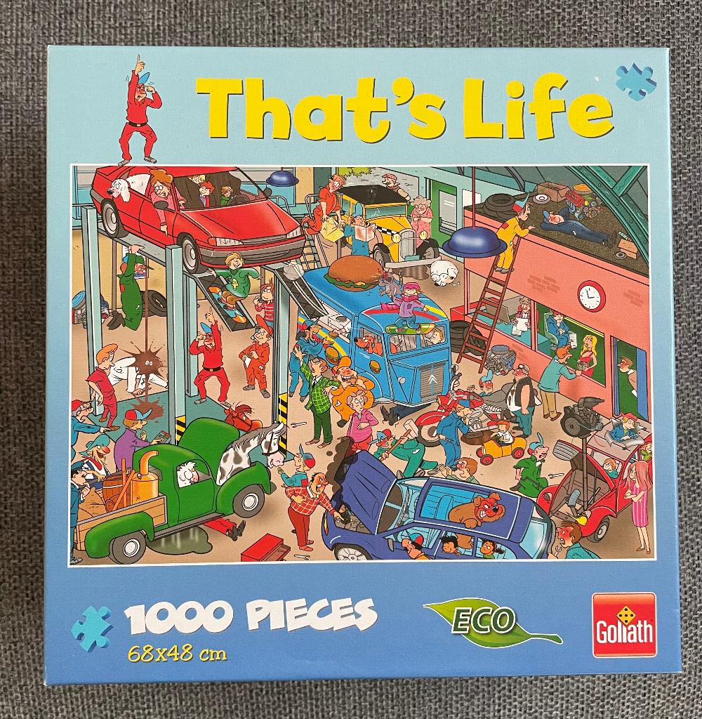 Puzzel Goliath 1000 stukken, Ophalen, Meer dan 50 stukjes, Zo goed als nieuw