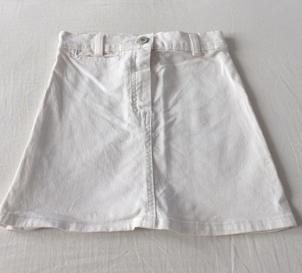 jupe d'été blanche unie 6 y 116, Enlèvement ou Envoi, Utilisé, Fille, Robe ou Jupe