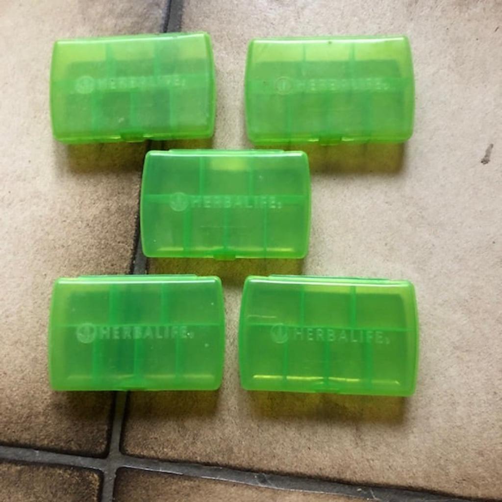HERBALIFE,5x tablettendoosjes,als nieuw !, Enlèvement ou Envoi, Comme neuf