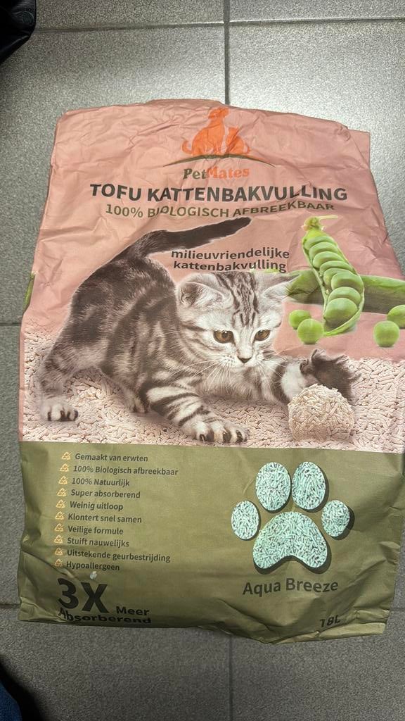 Tofu kattenbakvulling, Dieren en Toebehoren, Ophalen of Verzenden, Nieuw