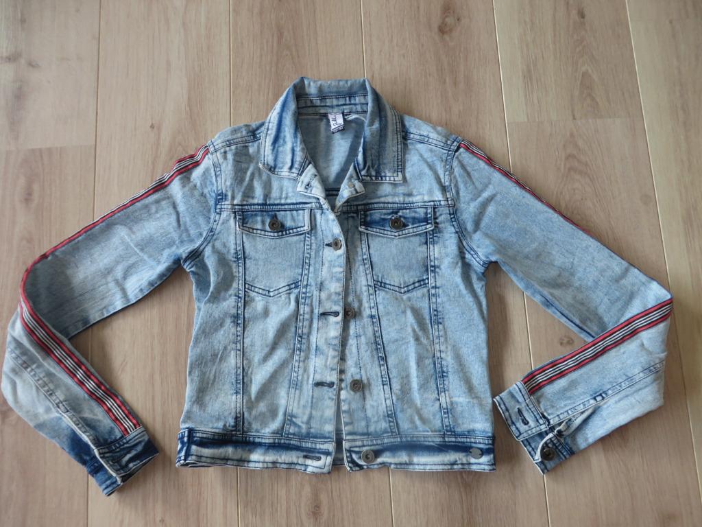 jeans jas Jill mt 158/164 (nr 4989), Ophalen of Verzenden, Gebruikt, Meisje, Jas