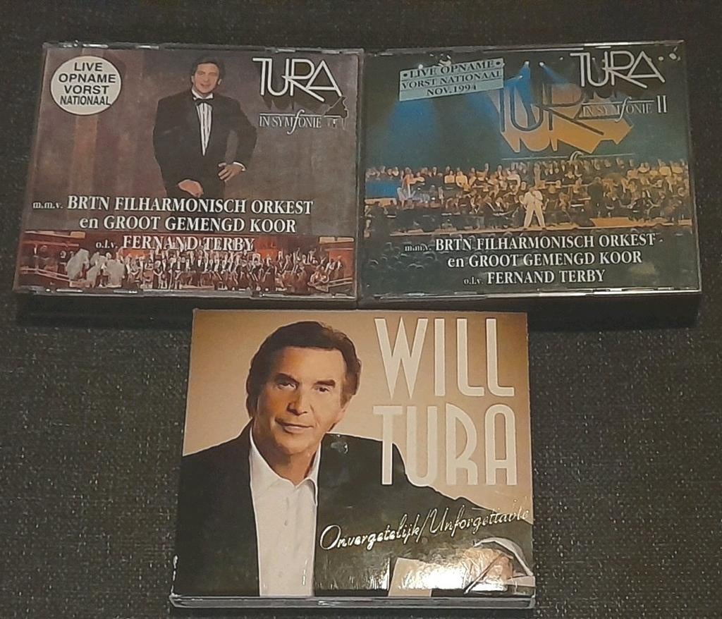 3 Dubbel-cd´s Will Tura, Cd's en Dvd's, Ophalen of Verzenden, Zo goed als nieuw