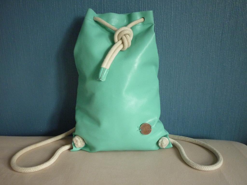 Lederen Rugtas IF voor Meisjes, Neuf, Autres marques, 25 à 40 cm, Enlèvement ou Envoi