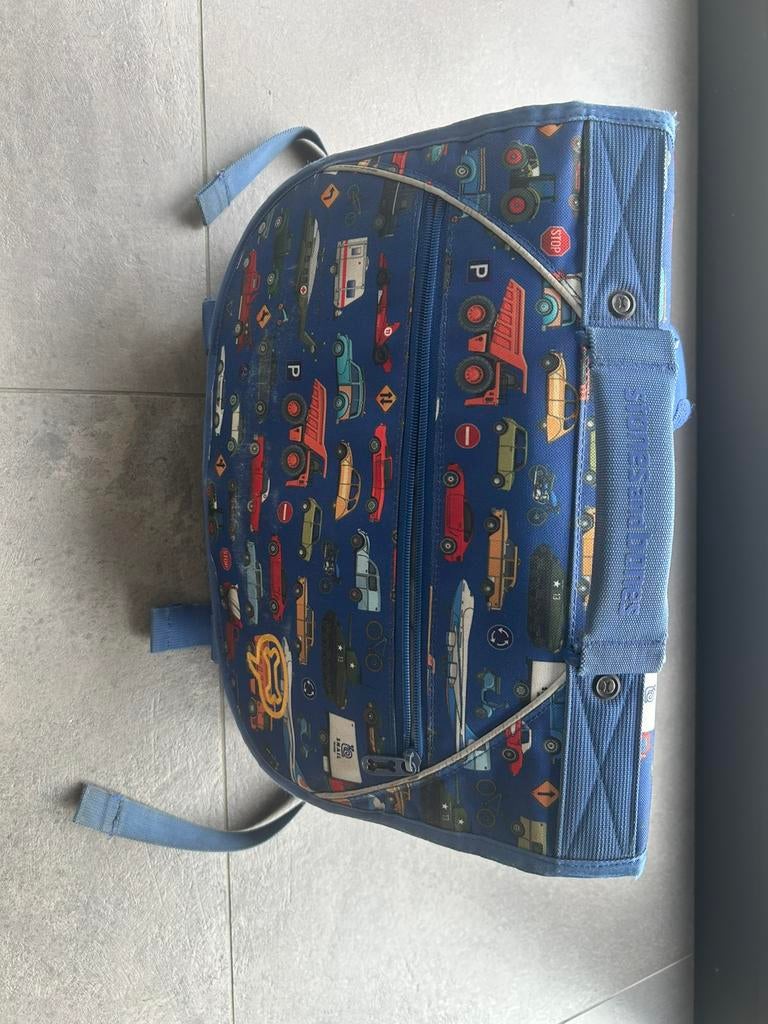 Donkerblauwe stones and bones Lily jongens boekentas L1-2, Ophalen, Minder dan 30 cm, Gebruikt, 30 tot 40 cm