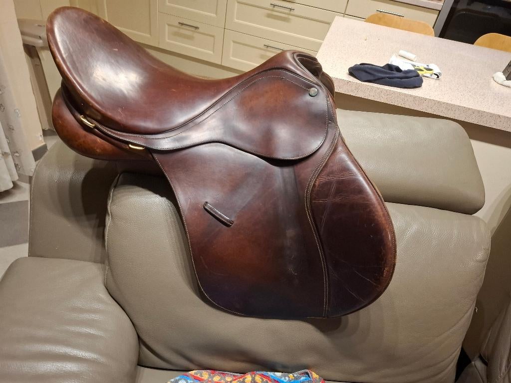 Selle d équitation mixte bates brune, Animaux & Accessoires, Enlèvement, Utilisé, Autres espèces