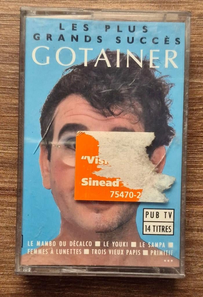 Cassette K7 Tape Gotainer Les Plus Grands Succès FR 1992, Enlèvement ou Envoi, Originale, Utilisé, 1 cassette audio