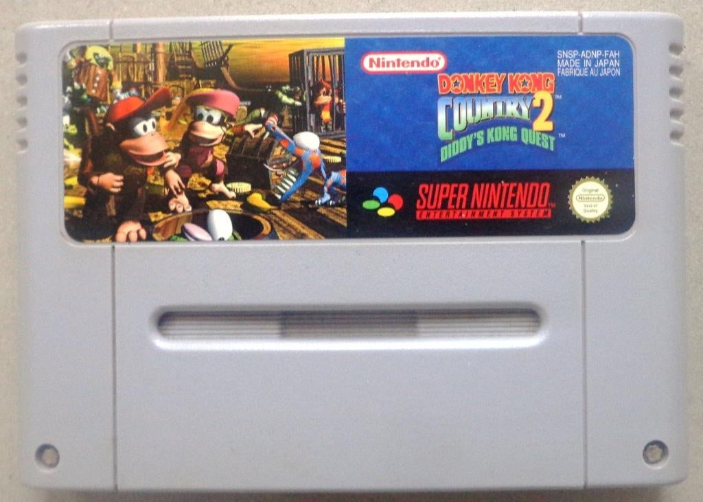 Donkey Kong Country 2 Diddys Kong Quest Super Nintendo, Ophalen of Verzenden, Gebruikt