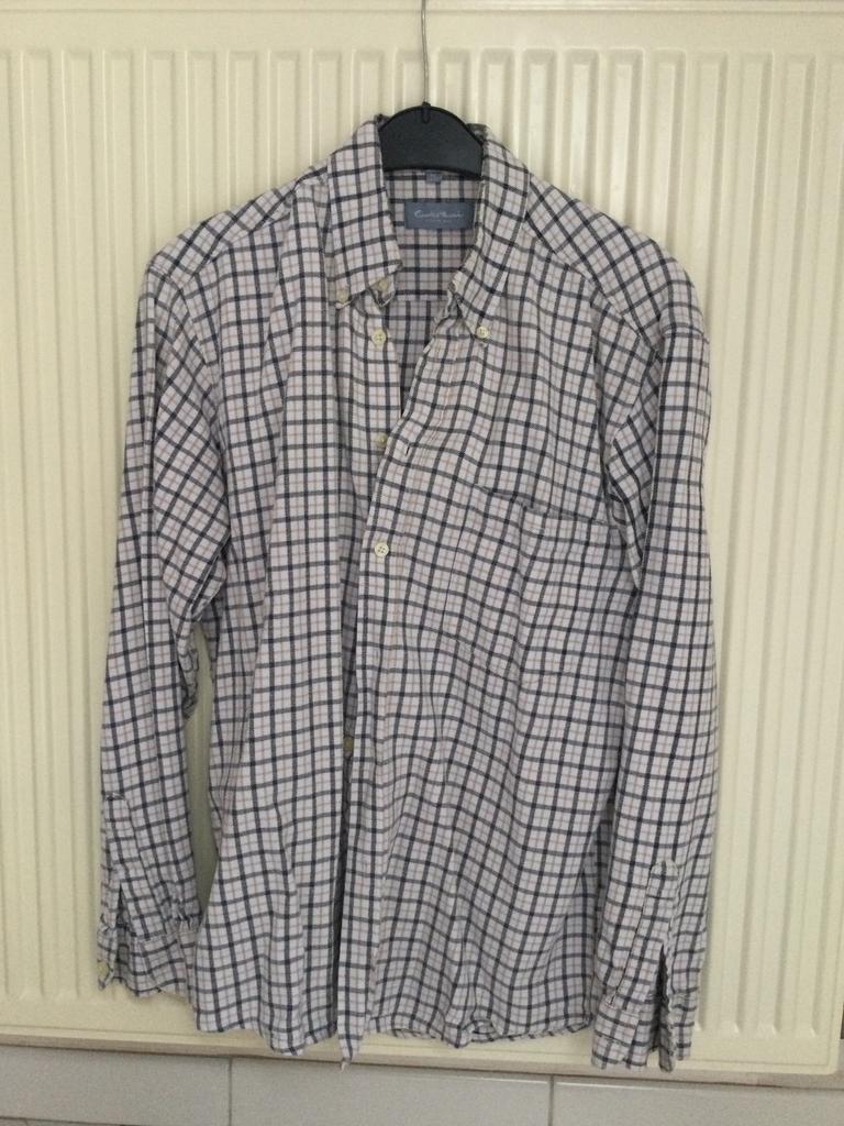Overhemd - flanel - merk Enrico moni - maat medium 39/40, Vêtements | Hommes, Enlèvement ou Envoi, Porté