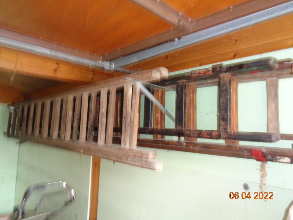 2 échelles, Bricolage & Construction, Enlèvement, Utilisé, Échelle, 4 mètres ou plus